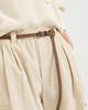 Brunello Cucinelli Brunello Cucinelli Sparkling Textured Leather Belt With Shiny Loop - 4