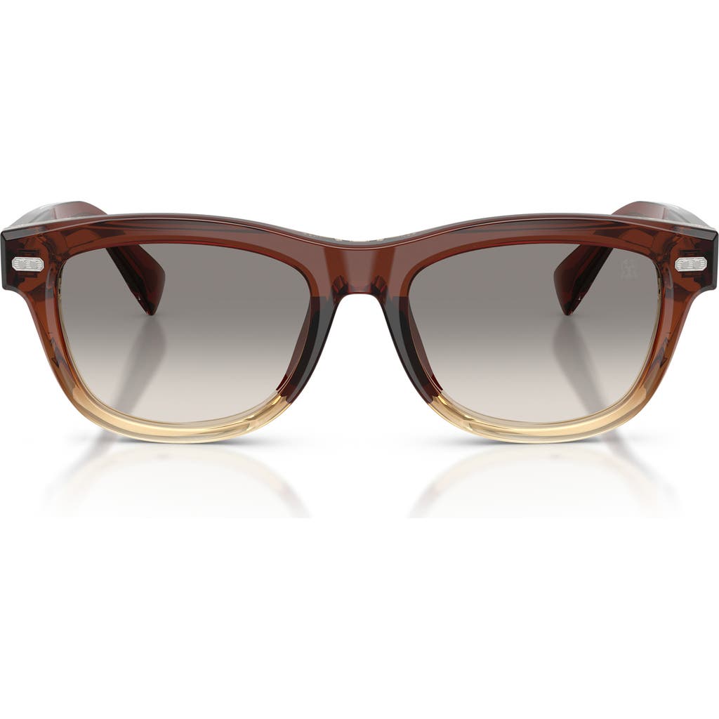 Brunello Cucinelli Brunello Cucinelli Stanley J 53mm Pillow Sunglasses