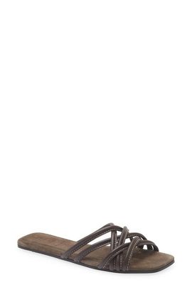 Brunello Cucinelli Brunello Cucinelli Strappy Slide Sandal