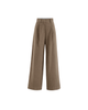Brunello Cucinelli Brunello Cucinelli Stretch Cotton Moleskin Loose Tailored Trousers With Monili - 2