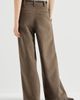 Brunello Cucinelli Brunello Cucinelli Stretch Cotton Moleskin Loose Tailored Trousers With Monili - 3
