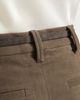 Brunello Cucinelli Brunello Cucinelli Stretch Cotton Moleskin Loose Tailored Trousers With Monili - 4