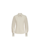 Brunello Cucinelli Brunello Cucinelli Stretch cotton poplin shirt with shiny silk cuffs - 2