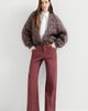 Brunello Cucinelli Brunello Cucinelli Stretch dyed denim loose barrel trousers with monili - 5