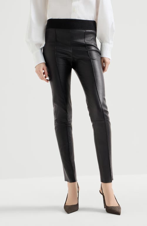 Brunello Cucinelli Brunello Cucinelli Stretch nappa leather leggings