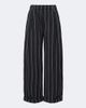 Brunello Cucinelli Brunello Cucinelli Striped cotton and linen wide-leg pants - 1