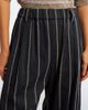 Brunello Cucinelli Brunello Cucinelli Striped cotton and linen wide-leg pants - 3