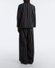 Brunello Cucinelli Brunello Cucinelli Striped cotton and linen wide-leg pants - 6