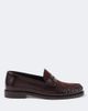 Brunello Cucinelli Brunello Cucinelli Suede-paneled leather penny loafers - 5