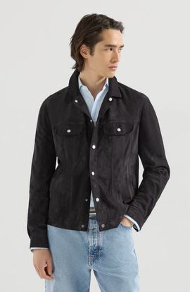 Brunello Cucinelli Brunello Cucinelli Suede four-pocket jacket