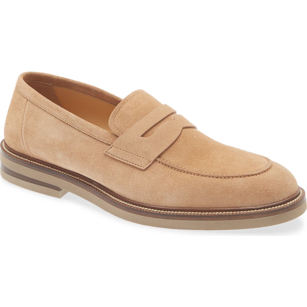 Brunello Cucinelli Brunello Cucinelli Suede Penny Loafer