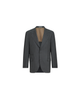 Brunello Cucinelli Brunello Cucinelli Super 150s virgin wool wide chalk stripe batavia Tailor blazer with peak lapels - 2