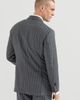 Brunello Cucinelli Brunello Cucinelli Super 150s virgin wool wide chalk stripe batavia Tailor blazer with peak lapels - 3
