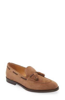 Brunello Cucinelli Brunello Cucinelli Tassel Detail Suede Loafer