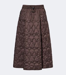 Brunello Cucinelli Brunello Cucinelli Technical padded midi skirt