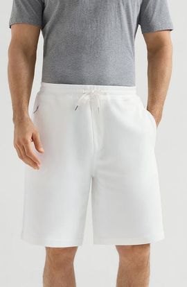 Brunello Cucinelli Brunello Cucinelli Techno cotton French terry Bermuda shorts