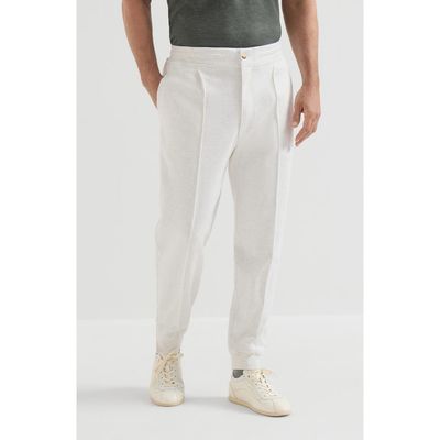 Brunello Cucinelli Brunello Cucinelli Techno cotton French terry double cloth trousers