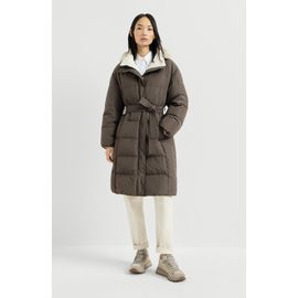 Brunello Cucinelli Brunello Cucinelli Techno cotton taffeta down coat with shearling