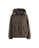 Brunello Cucinelli Brunello Cucinelli Techno cotton taffeta outerwear jacket with detachable knit hood and shiny zipper pull - 2