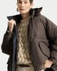 Brunello Cucinelli Brunello Cucinelli Techno cotton taffeta outerwear jacket with detachable knit hood and shiny zipper pull - 5