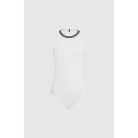 Brunello Cucinelli Brunello Cucinelli Techno jersey bathing suit with precious collar