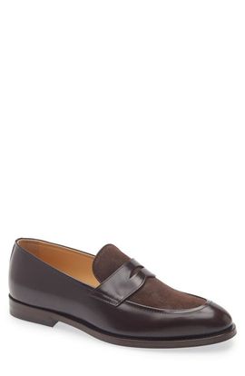 Brunello Cucinelli Brunello Cucinelli Two-Tone Suede & Leather Loafer