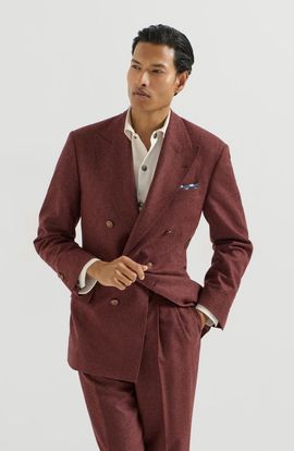 Brunello Cucinelli Brunello Cucinelli Virgin wool and cashmere flannel Cavallo Tailor blazer