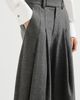 Brunello Cucinelli Brunello Cucinelli Virgin wool and cashmere twill flannel pleated barrel trousers with monili - 4