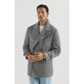 Brunello Cucinelli Brunello Cucinelli Virgin wool cloth four-pocket pea coat