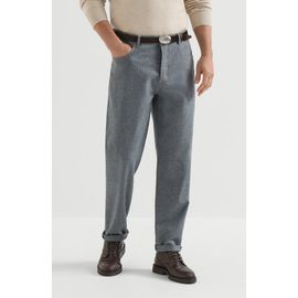 Brunello Cucinelli Brunello Cucinelli Virgin wool flannel five-pocket trousers