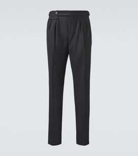 Brunello Cucinelli Brunello Cucinelli Virgin wool flannel slim pants