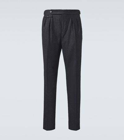 Brunello Cucinelli Brunello Cucinelli Virgin wool flannel slim pants