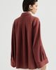 Brunello Cucinelli Brunello Cucinelli Virgin wool fluid twill cropped shirt - 3