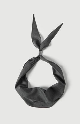 Brunello Cucinelli Brunello Cucinelli Virgin wool organza necktie with monili