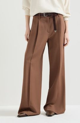 Brunello Cucinelli Brunello Cucinelli Virgin wool tricotine trousers