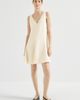 Brunello Cucinelli Brunello Cucinelli Viscose and linen fluid twill mini dress - 1