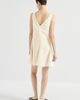 Brunello Cucinelli Brunello Cucinelli Viscose and linen fluid twill mini dress - 3