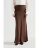 Brunello Cucinelli Brunello Cucinelli Viscose and linen twill fluid bias-cut skirt - 1