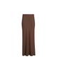 Brunello Cucinelli Brunello Cucinelli Viscose and linen twill fluid bias-cut skirt - 2