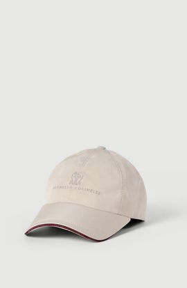 Brunello Cucinelli Brunello Cucinelli Water-resistant microfiber baseball cap with embroidered logo