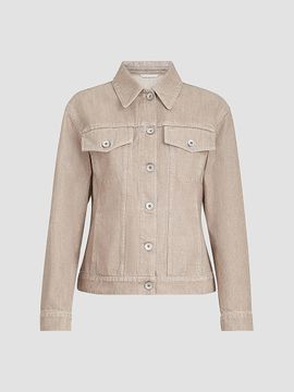 Brunello Cucinelli Brunello Cucinelli Women's Lamé Denim Four-Pocket Outerwear Jacket