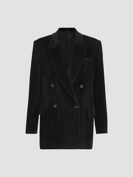 Brunello Cucinelli Brunello Cucinelli Women's Sparkling Corduroy Blazer