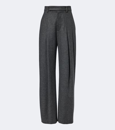 Brunello Cucinelli Brunello Cucinelli Wool and cashmere wide-leg pants