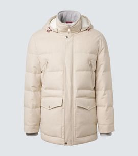 Brunello Cucinelli Brunello Cucinelli Wool flannel down parka