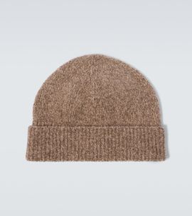 Brunello Cucinelli Brunello Cucinelli Wool, silk, and cashmere beanie
