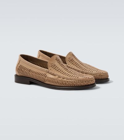 Brunello Cucinelli Brunello Cucinelli Woven leather loafers