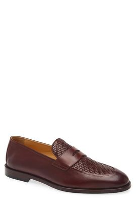 Brunello Cucinelli Brunello Cucinelli Woven Penny Loafer
