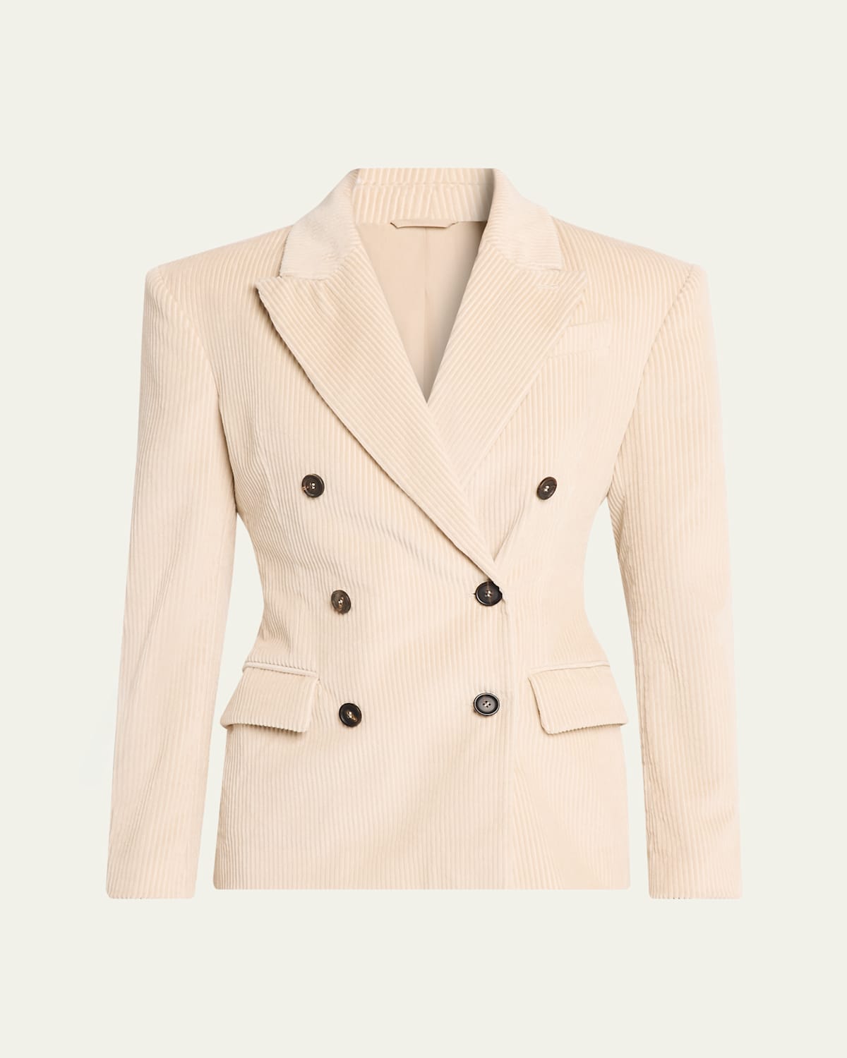 Brunello Cucinelli Cotton Corduroy Double-Breasted Jacket