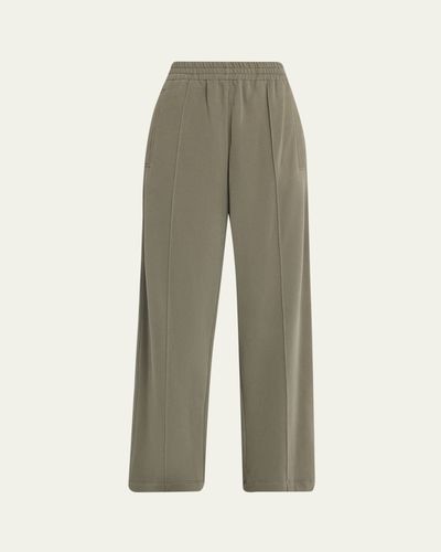Brunello Cucinelli Cotton Pintuck Straight-Leg Travel Pants