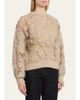 Brunello Cucinelli Couture Mohair Floral and Sequin Sweater - 4